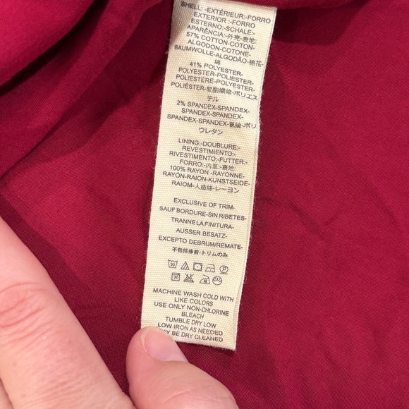 Free People Women’s Maroon Corduroy Jumper Dress Size 8 - Picture 10 of 10